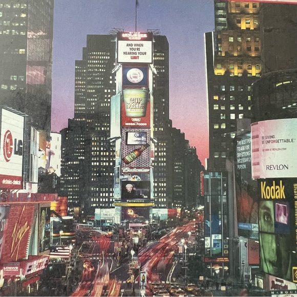 NWT Buffalo Games Panoramic Puzzles NY Times Square and Chicago Skyline - Picture 12 of 13